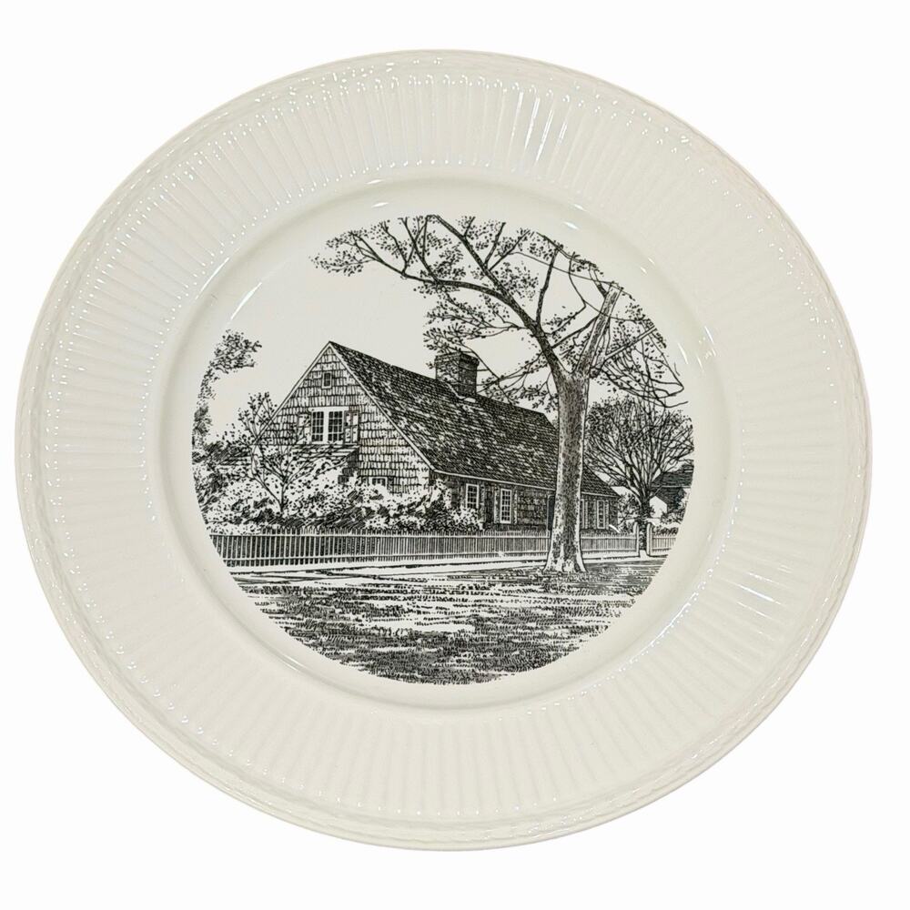 Wedgwood Vanderwoody House Southampton 1957 For Herb McCarthy 10” Plate